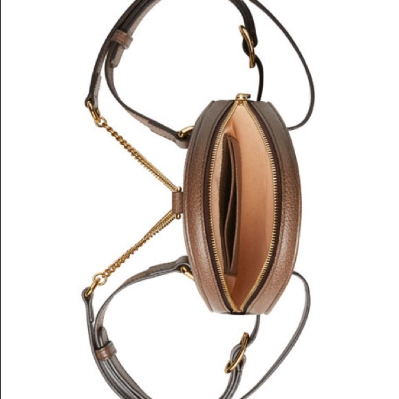 100% Authentic Gucci Ophidia mini GG round bag - Picture 13 of 15